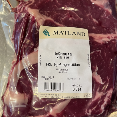Ferskt ribeye frá Tyrfingsstöðum