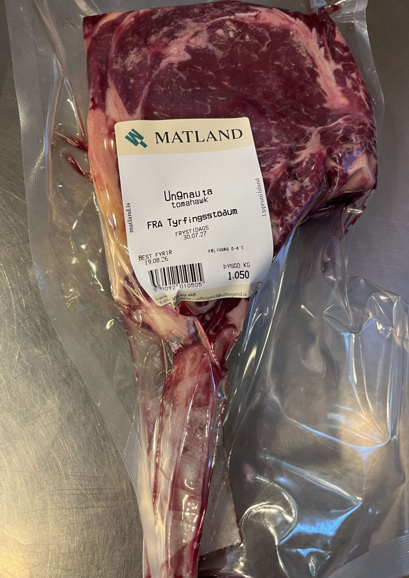 Ferskar Tomahawksteikur frá Tyrfingsstöðum - Image 2