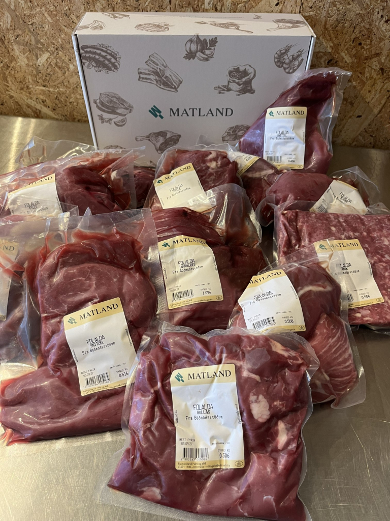 Folaldakjöt - úrbeinað, 1/2 skrokkur