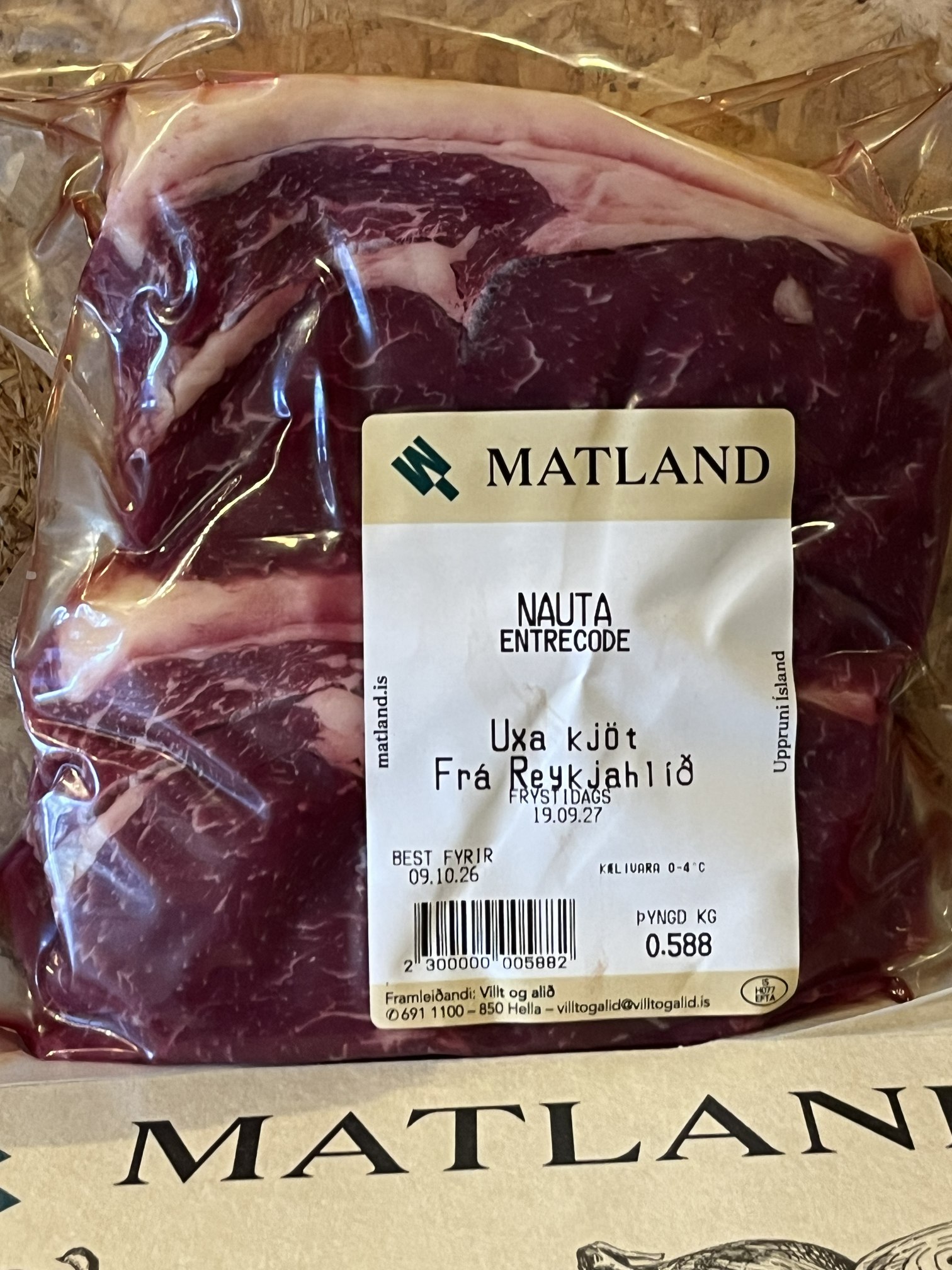 Ferskt Entrecote frá Reykjahlíð - Image 2
