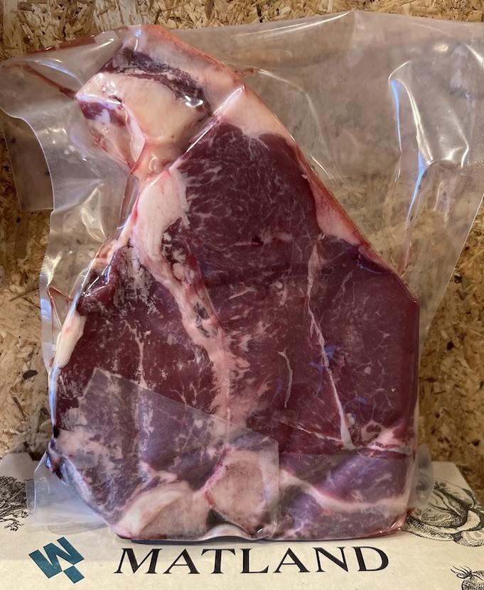 Fersk Porterhouse-steik frá Reykjum